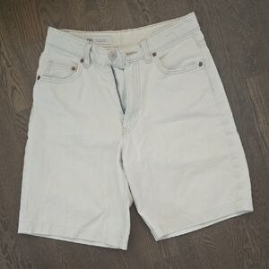Denim Midrise Shorts